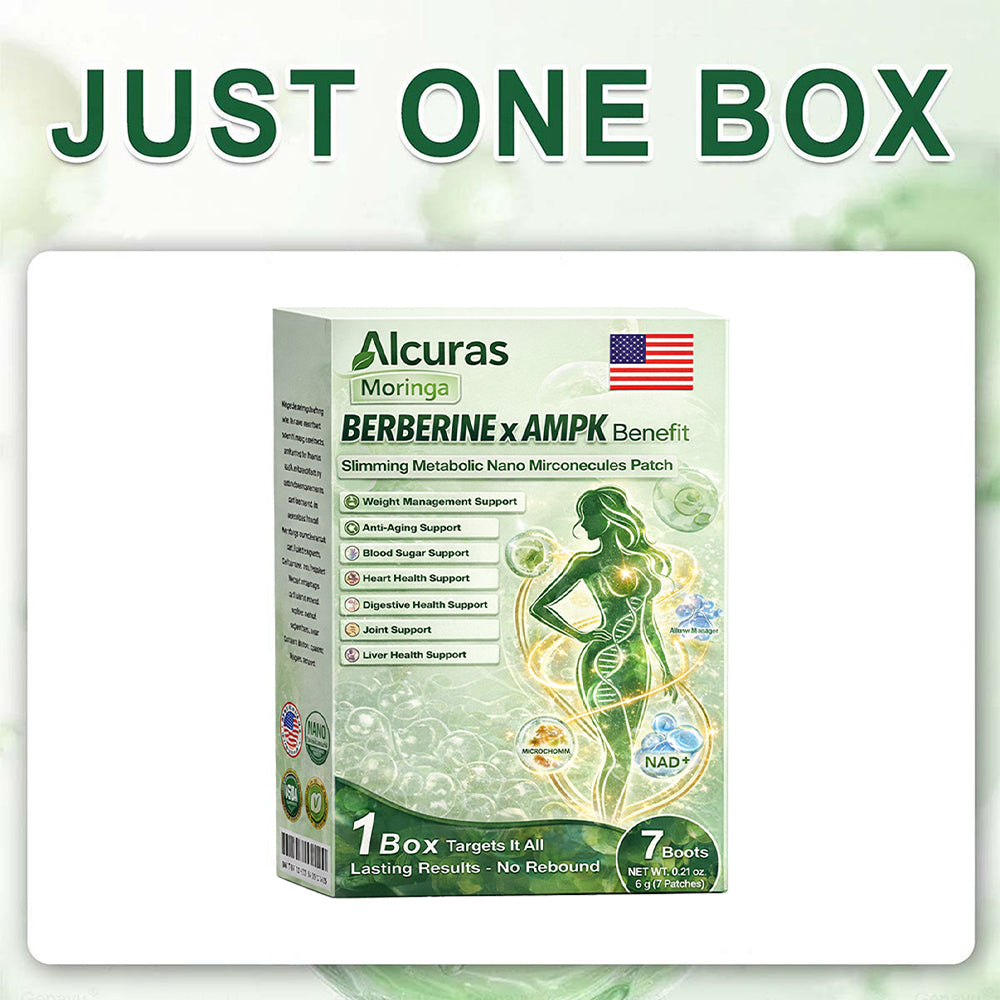๐ฅAlcurasยฎ Moringa 8-Benefit Slimming & Metabolic Nano Microneedle changes in 7 days) For obesity, Loose Skin,diabetes, sleep apnea, joint issues, and more