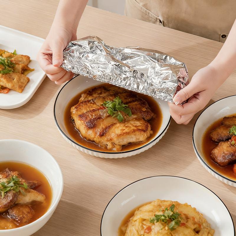 š„Reusable Aluminum Foil Food Covers