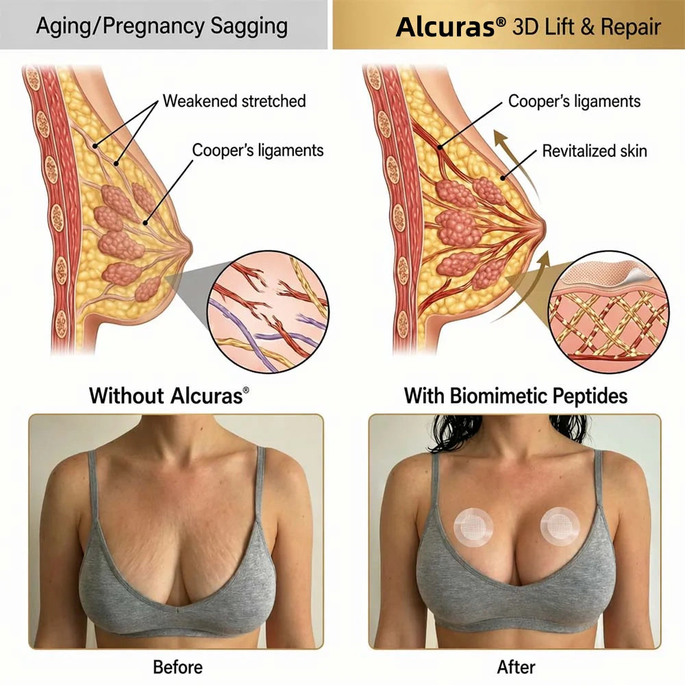 Alcuras® Targeted Breast Enhancement Advanced Nano Microneedle Patch