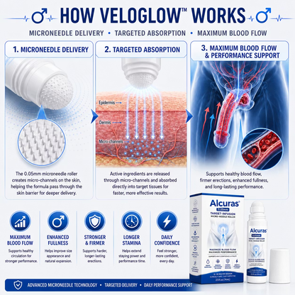 Alcuras™ 0.05mm Target-Infusion Micro-Needle Roller — Restores Tissue Health, Enhances Rigidity & Stamina, Relieves Muscle & Joint Discomfort