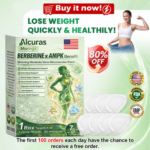 🎁🎁Alcuras® Moringa 8-Benefit Slimming & Metabolic Nano Microneedle changes in 7 days)  For obesity, Loose Skin,diabetes, sleep apnea, joint issues, and more