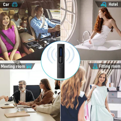 🥳2026 HOT SALE🥳💞50K+ SOLD!🚗🏨 50% OFF! Anti-Spy Detector – 5 detection modes, 6‑level sensitivity. Finds hidden cameras, listening devices & GPS trackers. Stay safe in hotels, cars, fitting rooms! 🌟💪