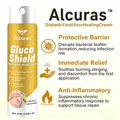 Alcuras™ GlucoShield Bee Venom Wound Spray💪