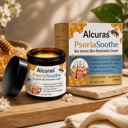 Alcuras® PsoriaSoothe Bee Venom Skin-Restoration Cream
