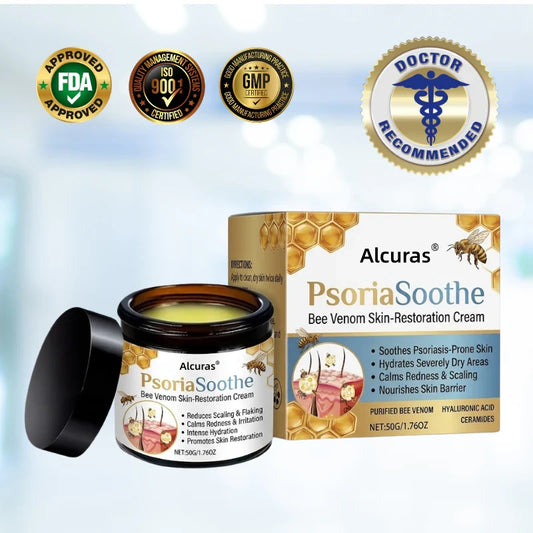 Alcuras® PsoriaSoothe Bee Venom Skin-Restoration Cream