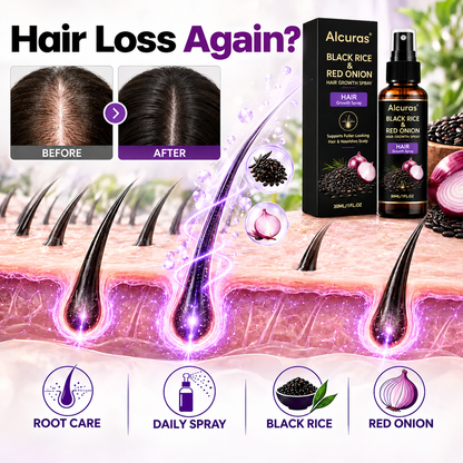 Alcuras® BlackRice HairAge Renewal Serum
