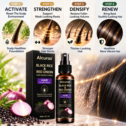 Alcuras® BlackRice HairAge Renewal Serum