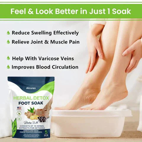 Alcuras™ PRO Herbal Detox Foot Soak Beads
