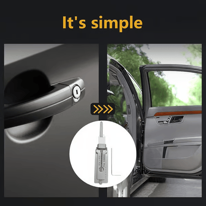 🔥 ⚒️Stainless Steel Master Key Decoder(Only applicable to Flat Key Lock)