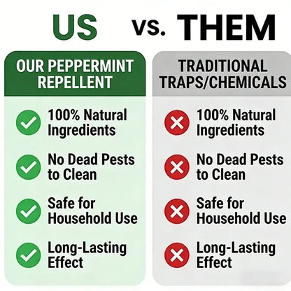 Natural Peppermint Rodent Repellent Balls (12 Pack) 🚫Keep Rats, Mice & Pests Away Safely