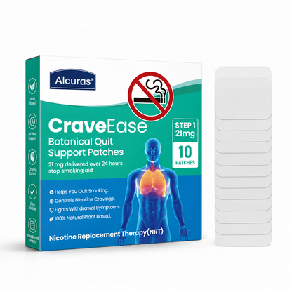 Alcuras® CraveEase Botanical Quit Support Patches