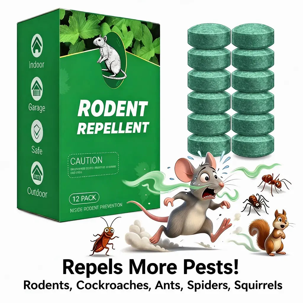 Natural Peppermint Rodent Repellent Balls (12 Pack) 🚫Keep Rats, Mice & Pests Away Safely