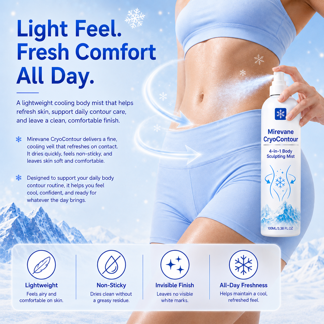 Alcuras® CryoContour 4-in-1 Body Sculpting Mist