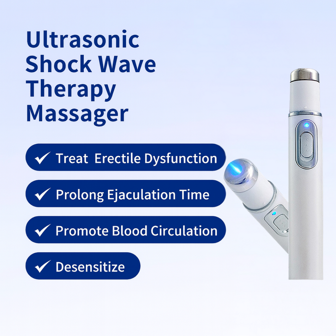 💥Mresio® Ultrasonic Shock Wave Therapy Massager——Restore Circulation. 🔥Relieve Deep Pain. Rebuild Male Confidence.