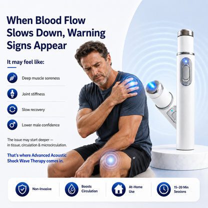 💥Mresio® Ultrasonic Shock Wave Therapy Massager——Restore Circulation. 🔥Relieve Deep Pain. Rebuild Male Confidence.