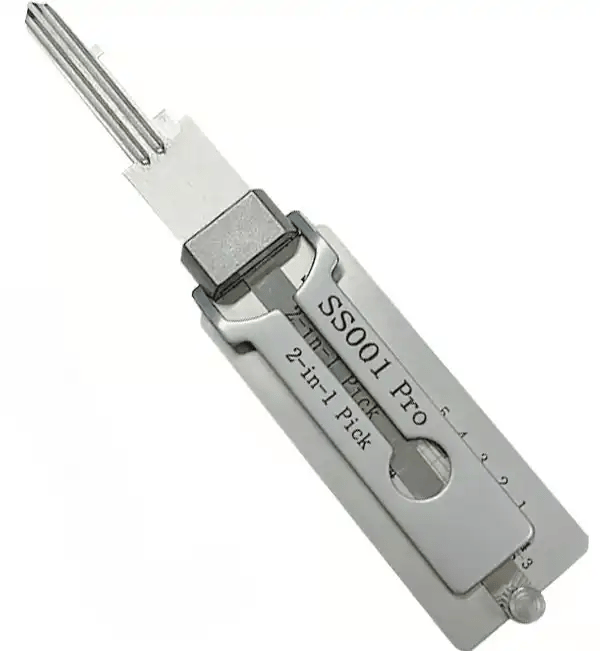 🔥 ⚒️Stainless Steel Master Key Decoder(Only applicable to Flat Key Lock)
