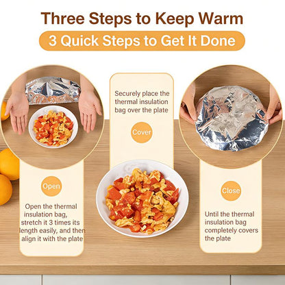 🔥Reusable Aluminum Foil Food Covers