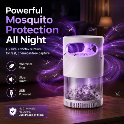 Ultra-Quiet Bionic UV Suction Mosquito Trap