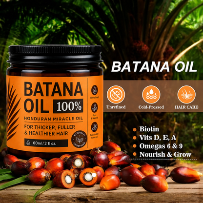 🌱 Batana Oil for Hair Growth,Raw Organic Batana Mask from Honduras