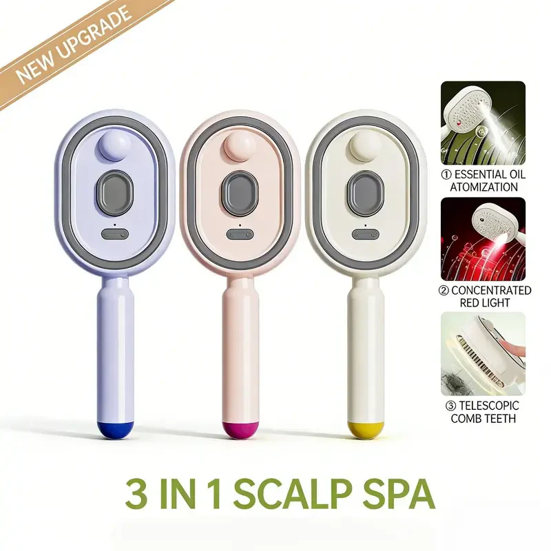 🎁 Electric Spray Air Cushion Massage Comb - Finds🎁