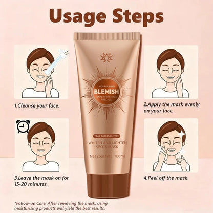 Alcuras™ Whitening and Spot-Removing Face Mask Suitable for face and body – 👩‍⚕️ Natural ingredients permanently remove age spots, freckles, sun spots, and liver spots.