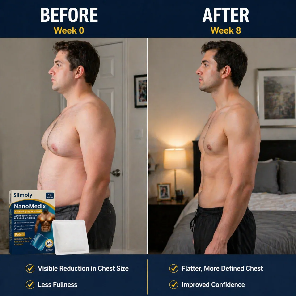 Alcuras® SculptXX Gynecomastia Burn & Firm Chest Patch