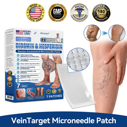Alcuras® Vein Contour Microneedle Patch – 7-Day Visible Results for Varicose Veins