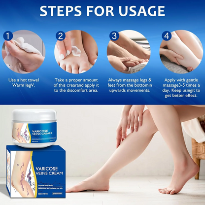 🎉Buy One Get One Free🎁 -Alcuras® Fast‑Absorbing Varicose Veins Care Cream For Smooth, Light, Confident Legs🦵