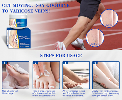 🎉Buy One Get One Free🎁 -Alcuras® Fast‑Absorbing Varicose Veins Care Cream For Smooth, Light, Confident Legs🦵