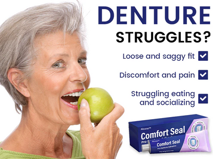 Alcuras® Comfort Seal Pro Denture Adhesive🦷💜(96- Hour Lock Hold, Comfortable & Zinc-Free Denture Fit) 🔥