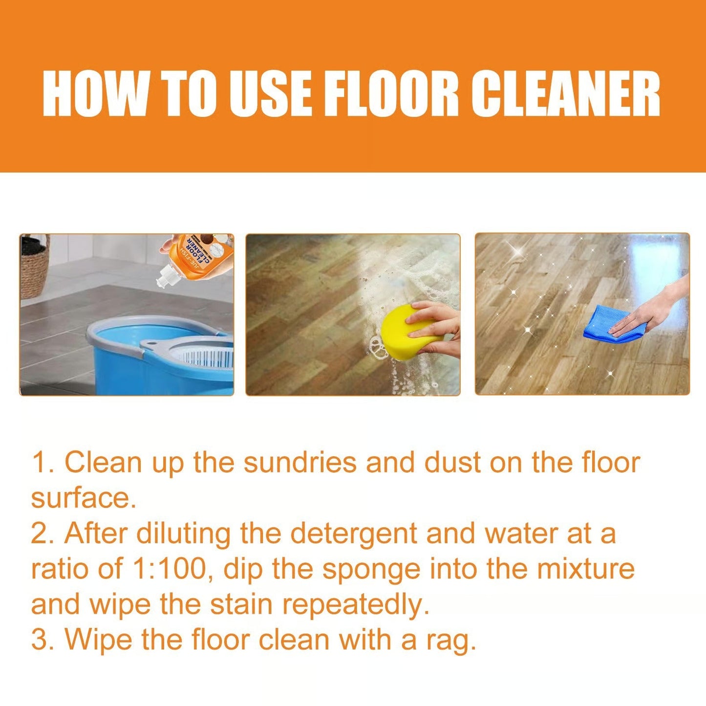 🔥Multi-purpose Floor Cleaner
