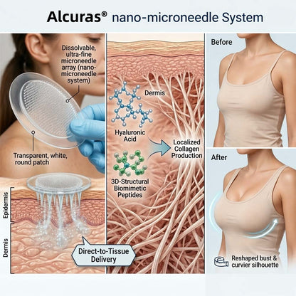 Alcuras® Targeted Breast Enhancement Advanced Nano Microneedle Patch