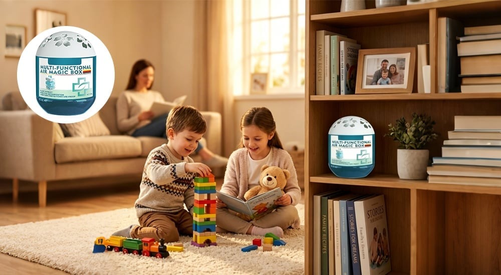 Magic Bead Box for Odor and Dust Removal