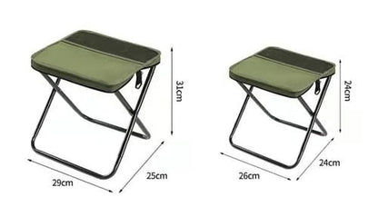 Take a Seat—Anywhere, Anytime!  Stay Comfortable on  the Go with the  Foldable Backpack Stool