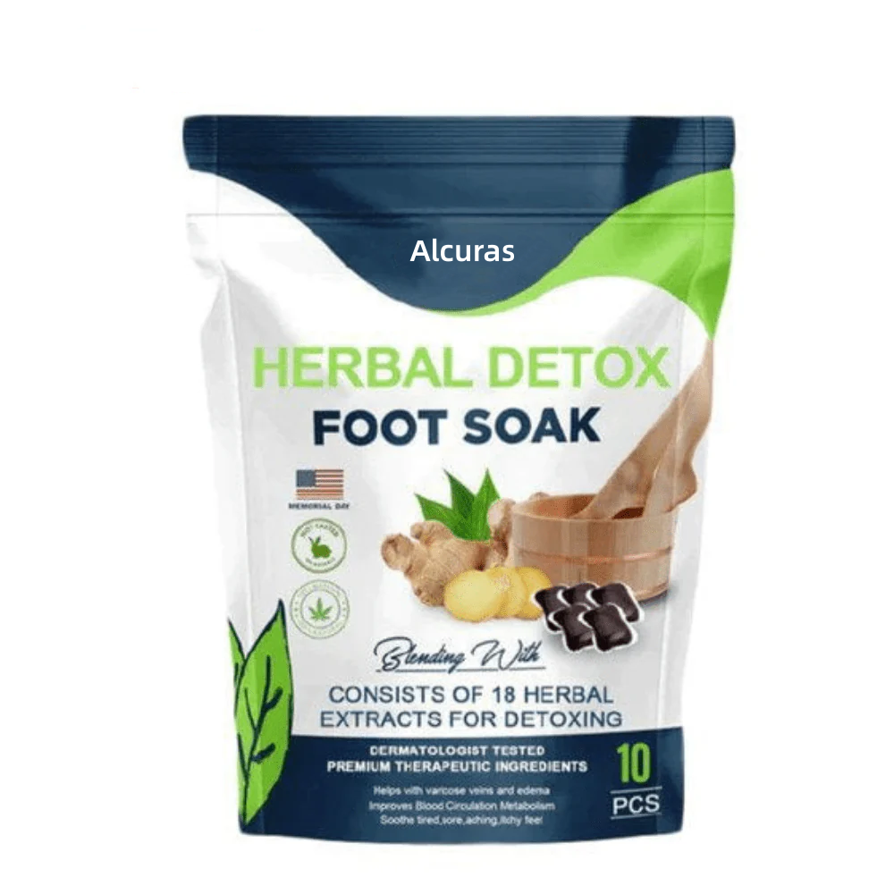 Alcuras™ PRO Herbal Detox Foot Soak Beads