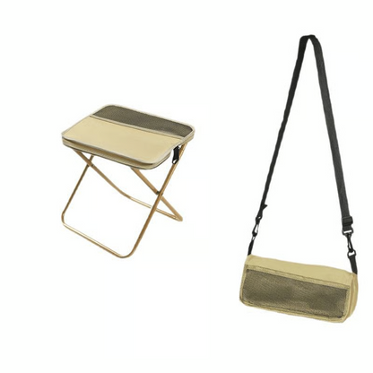Take a Seat—Anywhere, Anytime!  Stay Comfortable on  the Go with the  Foldable Backpack Stool