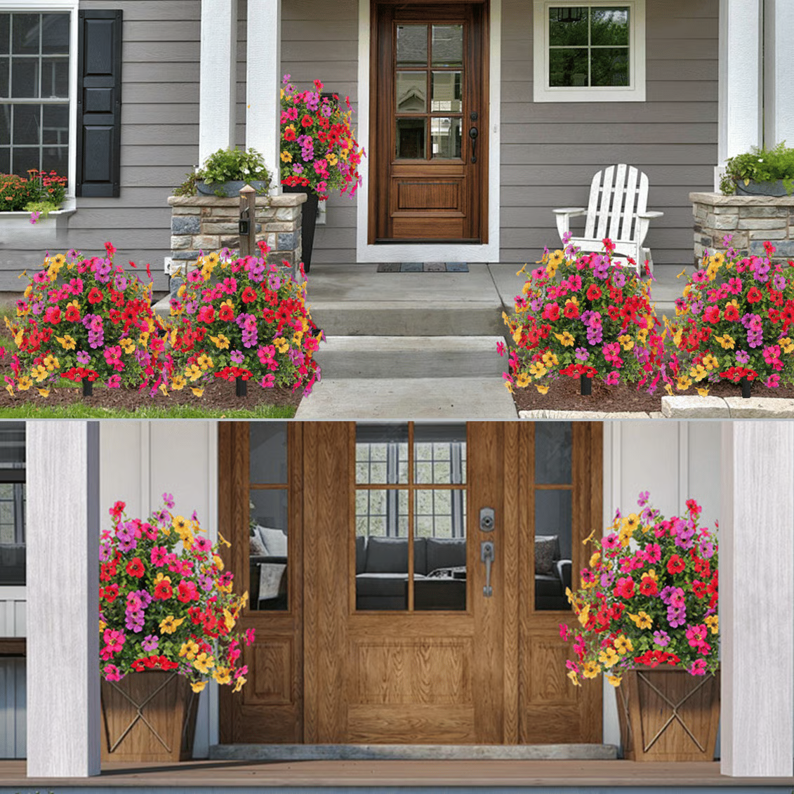 🔥Outdoor/Indoor UV Resistant & Waterproof Artificial Flower Decor