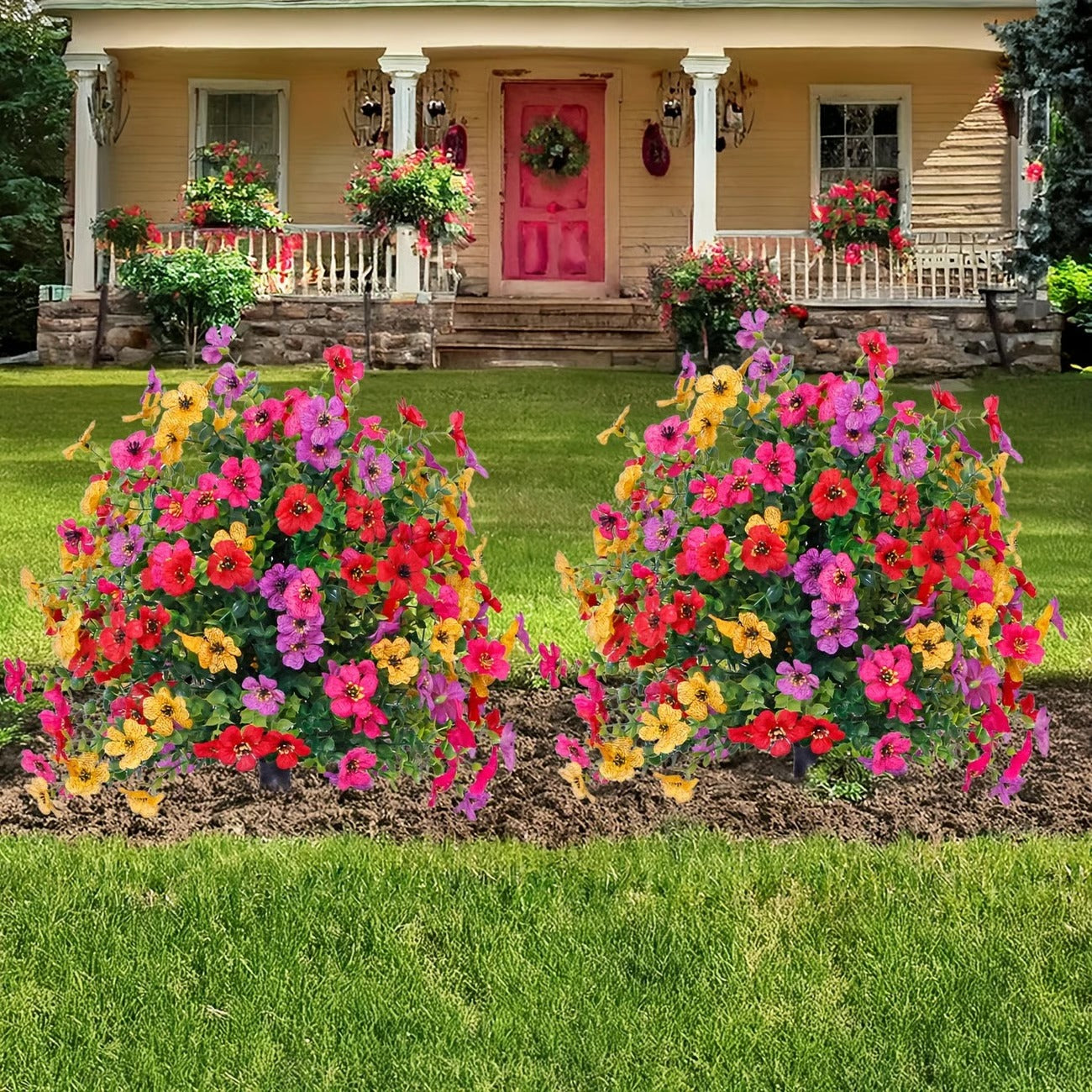 🔥Outdoor/Indoor UV Resistant & Waterproof Artificial Flower Decor