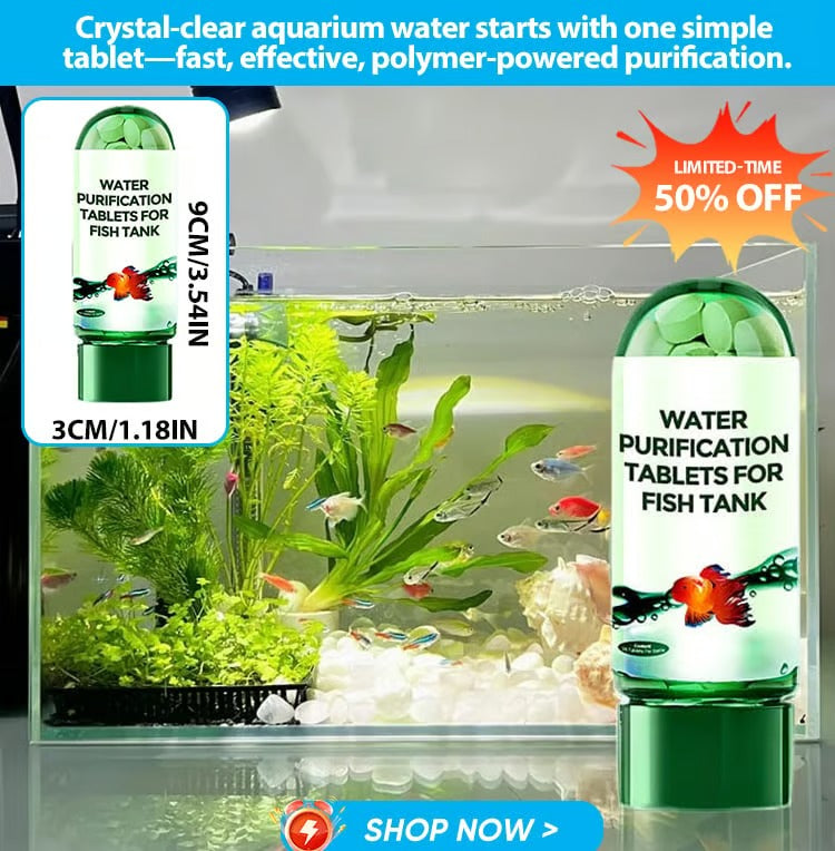 Polymer-Based Water Purification Tablets