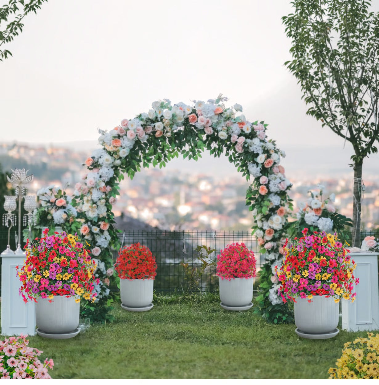 🔥Outdoor/Indoor UV Resistant & Waterproof Artificial Flower Decor