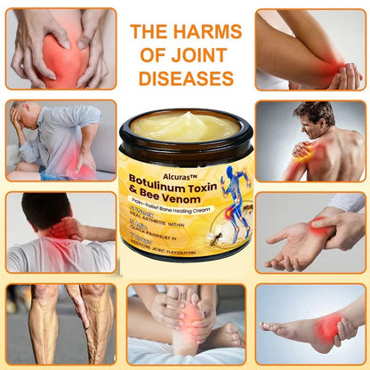 🔥Alcuras™ Botulinum Toxin & Bee Venom Pain-Relief Bone Healing Cream🐝💎