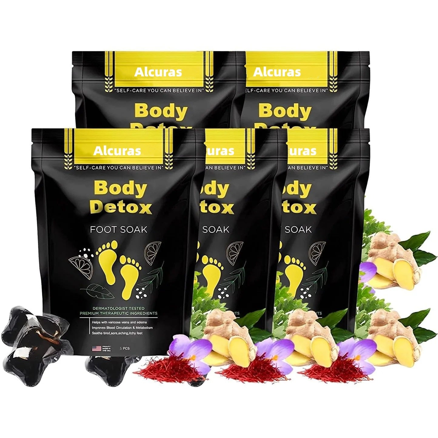 Alcuras™ Herbal Detox & Shaping Cleansing Foot Soak Beads