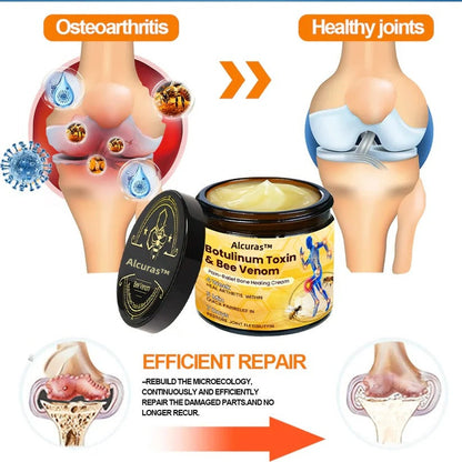 🔥Alcuras™ Botulinum Toxin & Bee Venom Pain-Relief Bone Healing Cream🐝💎