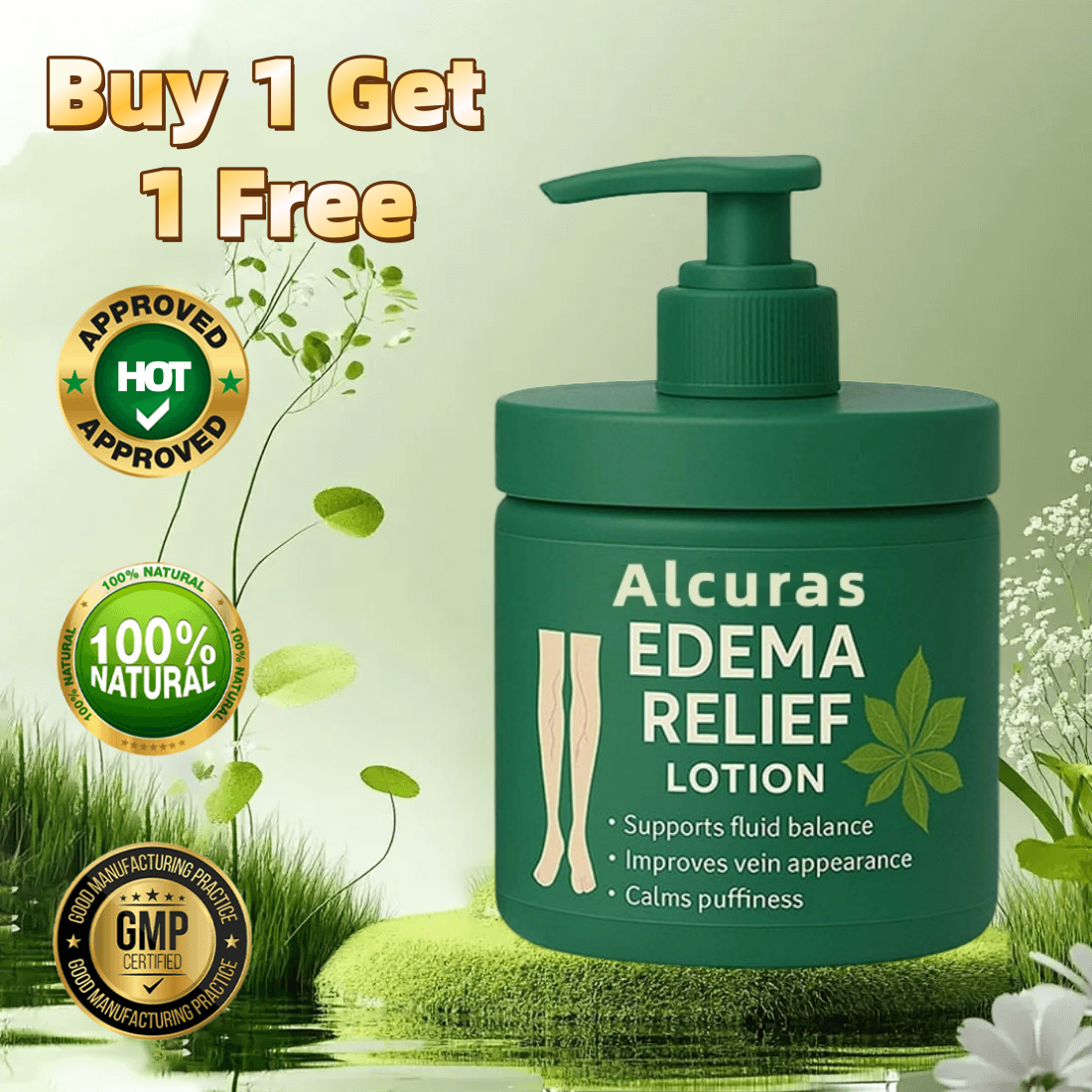 Alcuras™ Edema Relief Lotion
