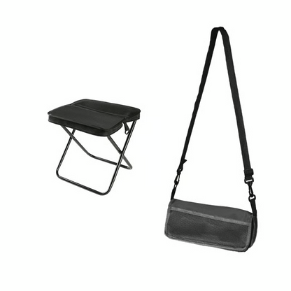 Take a Seat—Anywhere, Anytime!  Stay Comfortable on  the Go with the  Foldable Backpack Stool