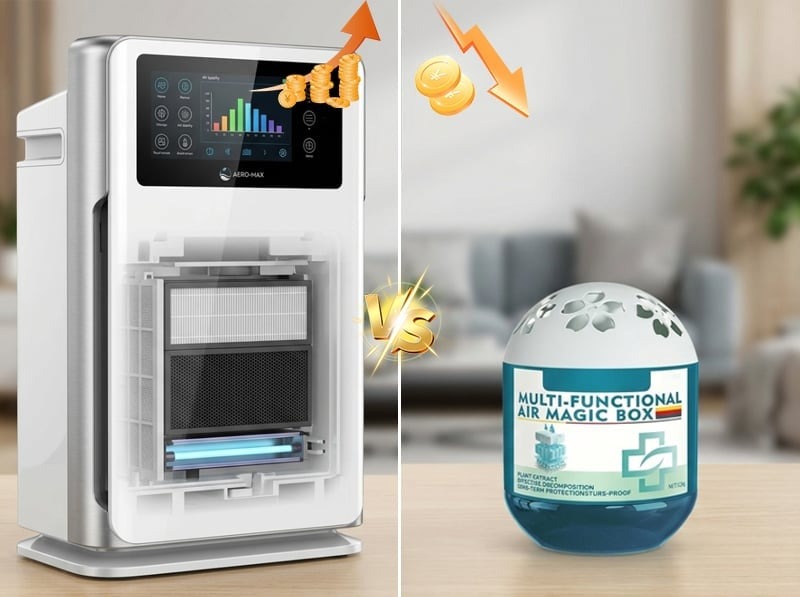 Magic Bead Box for Odor and Dust Removal