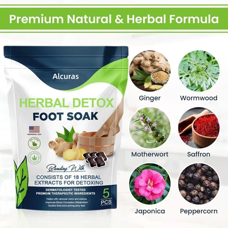 Alcuras™ PRO Herbal Detox Foot Soak Beads