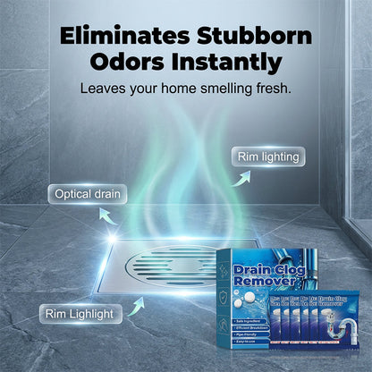 Effervescent Drain Clog Remover Tablets – Fast-Acting, Safe for Pipes & Removes Odors for Smooth Drains ✨